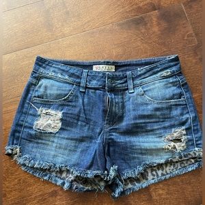 Guess Denim Shorts, Size 27